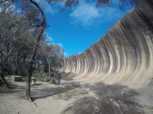 The Wave Rock - 100 Meter lang und über 15 Meter hoch....